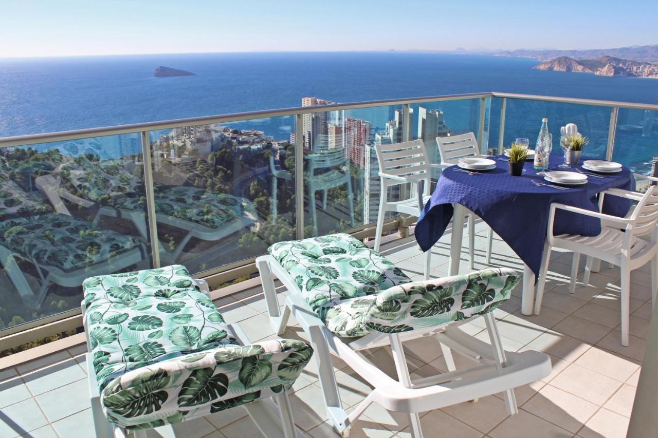 High Rise Apartment On The 39Th Floor With Private Terrace And Sea Views Benidorm Extérieur photo